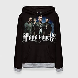 Толстовка-худи женская Paparoach: Black style, цвет: 3D-меланж