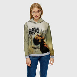 Толстовка-худи женская Suicide Silence: The cleansing, цвет: 3D-меланж — фото 2