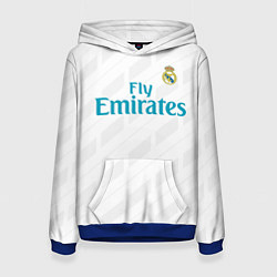Толстовка-худи женская Real Madrid, цвет: 3D-синий
