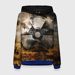 Толстовка-худи женская STALKER: Nuclear, цвет: 3D-синий