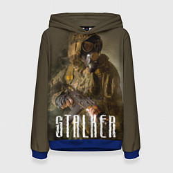 Толстовка-худи женская STALKER: Warrior, цвет: 3D-синий