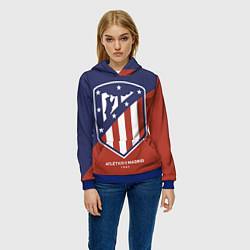 Толстовка-худи женская Atletico Madrid FC 1903, цвет: 3D-синий — фото 2