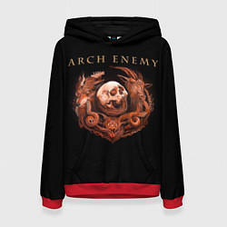 Толстовка-худи женская Arch Enemy: Kingdom, цвет: 3D-красный