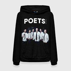 Толстовка-худи женская Poets of the Fall - poster, цвет: 3D-черный