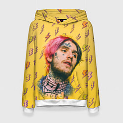 Толстовка-худи женская Thunder Lil Peep, цвет: 3D-белый