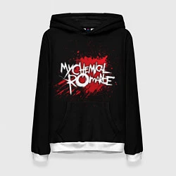 Толстовка-худи женская My Chemical Romance: Blood, цвет: 3D-белый