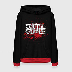 Толстовка-худи женская Suicide Silence Blood, цвет: 3D-красный