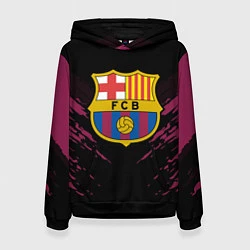 Толстовка-худи женская Barcelona FC: Sport Fashion, цвет: 3D-черный