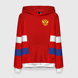 Женская толстовка Russia: Sport Tricolor
