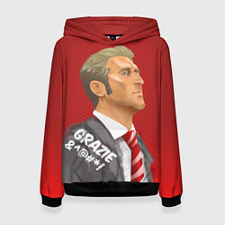 Толстовка-худи женская Grazie, цвет: 3D-черный