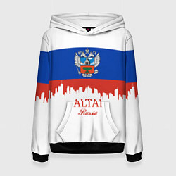 Толстовка-худи женская Altai: Russia, цвет: 3D-черный