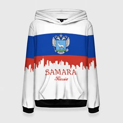 Толстовка-худи женская Samara: Russia, цвет: 3D-черный