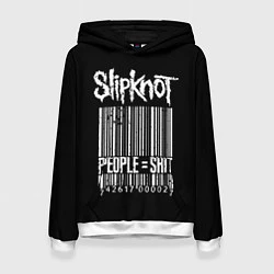 Толстовка-худи женская Slipknot: People Shit, цвет: 3D-белый