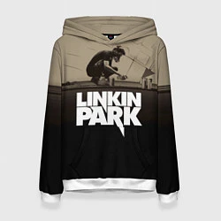 Толстовка-худи женская Linkin Park: Meteora, цвет: 3D-белый