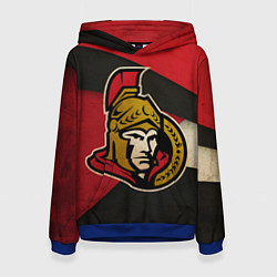 Толстовка-худи женская HC Ottawa Senators: Old Style, цвет: 3D-синий