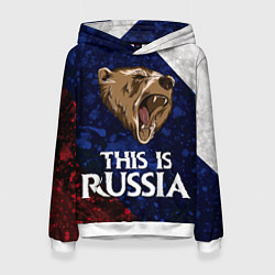 Женская толстовка Russia: Roaring Bear