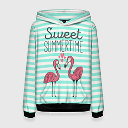 Женская толстовка Sweet Summer Flamingo