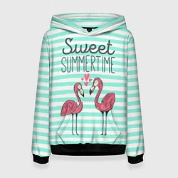 Женская толстовка Sweet Summer Flamingo
