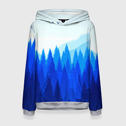 Толстовка-худи женская Firewatch: Cold Wood, цвет: 3D-меланж