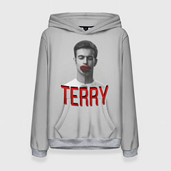 Толстовка-худи женская Terry Face, цвет: 3D-меланж