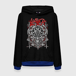 Толстовка-худи женская Slayer: Hell Goat, цвет: 3D-синий