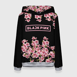 Женская толстовка Black Pink: Delicate Sakura