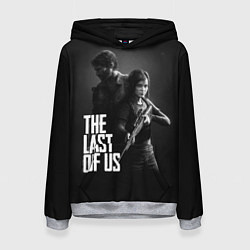 Толстовка-худи женская The Last of Us: Black Style, цвет: 3D-меланж