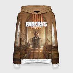Толстовка-худи женская Far Cry 5, цвет: 3D-белый