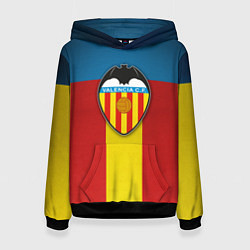 Толстовка-худи женская Valencia C.F., цвет: 3D-черный