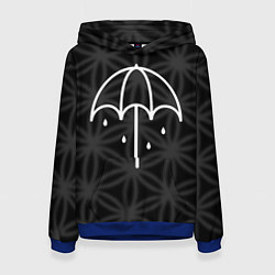 Толстовка-худи женская BMTH Umbrella, цвет: 3D-синий