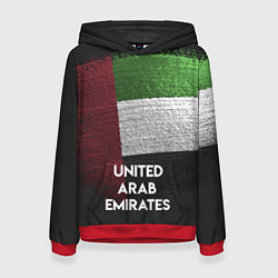 Толстовка-худи женская United Arab Emirates Style, цвет: 3D-красный