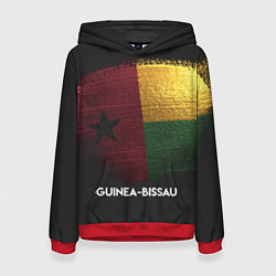 Толстовка-худи женская Guinea-Bissau Style, цвет: 3D-красный