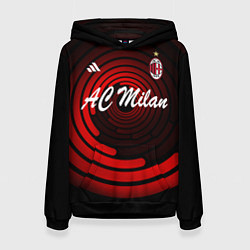 Толстовка-худи женская AC Milan - FC, цвет: 3D-черный