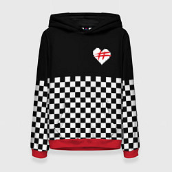 Женская толстовка ФРЕНДЗОНА: ЧБ