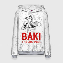 Толстовка-худи женская Baki the Grappler, цвет: 3D-меланж