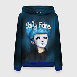 Толстовка-худи женская Sally Face, цвет: 3D-синий