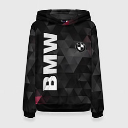 Толстовка-худи женская BMW: Polygon, цвет: 3D-черный