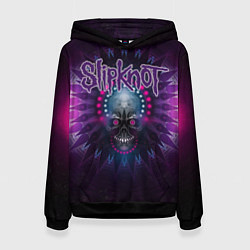 Женская толстовка Slipknot: Neon Skull