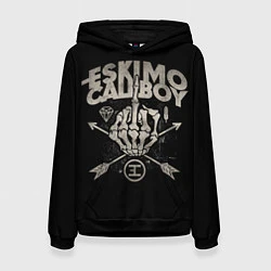Толстовка-худи женская Eskimo Callboy: Bones, цвет: 3D-черный