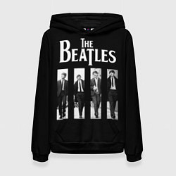 Толстовка-худи женская The Beatles: Black Side, цвет: 3D-черный