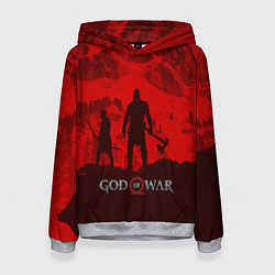 Толстовка-худи женская God of War: Blood Day, цвет: 3D-меланж