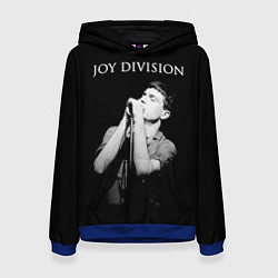 Толстовка-худи женская Joy Division, цвет: 3D-синий