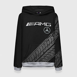 Толстовка-худи женская Mercedes AMG: Street Racing, цвет: 3D-меланж