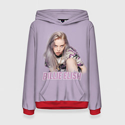 Толстовка-худи женская Billie Eilish, цвет: 3D-красный