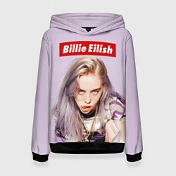 Толстовка-худи женская Billie Eilish: Bored, цвет: 3D-черный