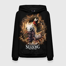 Толстовка-худи женская Hollow Knight: Silksong, цвет: 3D-черный