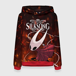 Толстовка-худи женская Hollow Knight: Silksong, цвет: 3D-красный