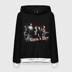 Толстовка-худи женская Король и шут, цвет: 3D-белый