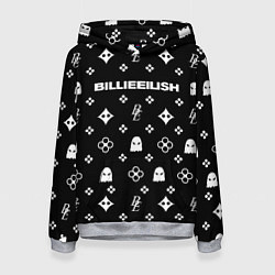 Женская толстовка Billie Eilish: Black Pattern