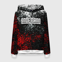 Толстовка-худи женская LINDEMANN: Colour Splash, цвет: 3D-белый